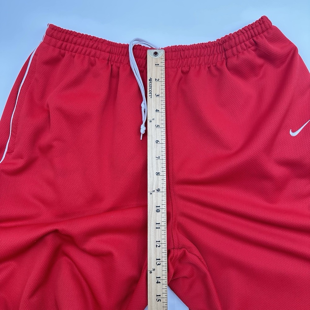 Vintage Nike Joggers Red Pants Men XXL Zip Ankle Sportswear Athletic Y2K Read - Picture 8 of 14